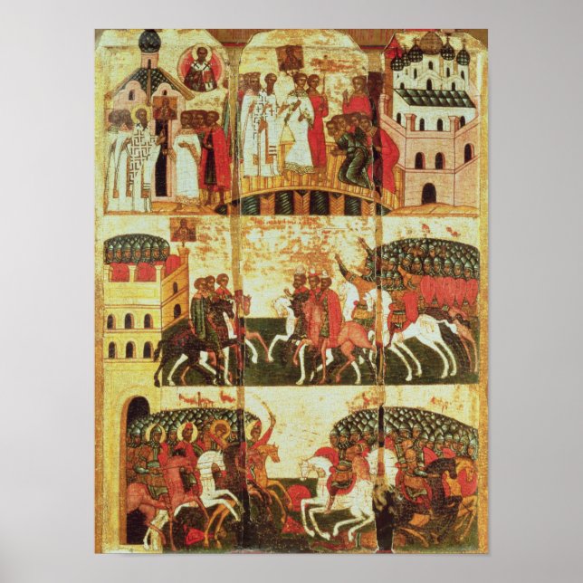 Póster Battle between the Novgorodians and Suzdalians (Frente)