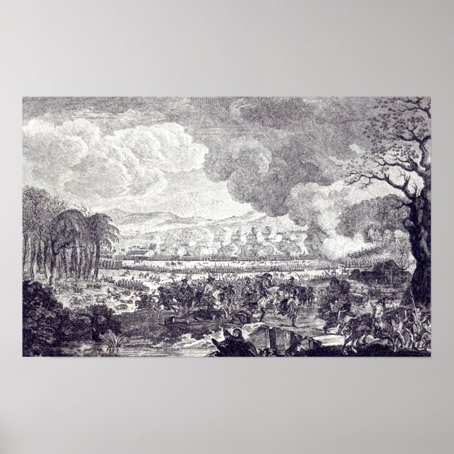 Póster Battle of Rossbach, November 5th 1757 (Frente)
