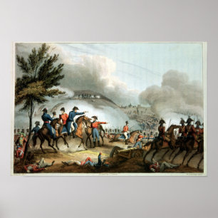 Póster Battle of Salamanca,etched by J. Clarke