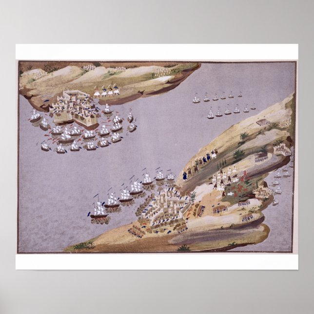 Póster Battles for the Islands of Crete and Samos, plate (Frente)