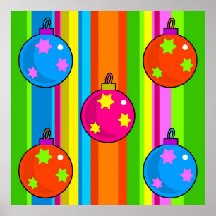 Póster Baubles de Funky