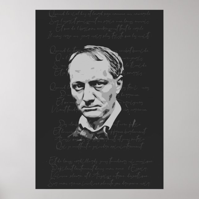 Póster Baudelaire Spleen (Frente)