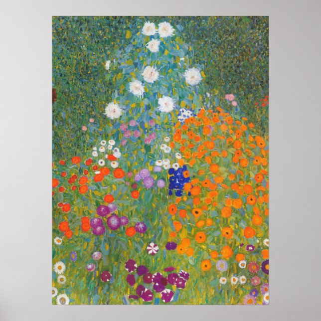 Póster Bauerngarten - Gustav Klimt (Frente)