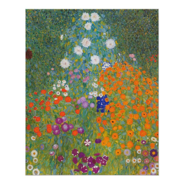 Póster Bauerngarten - Gustav Klimt (Anverso)