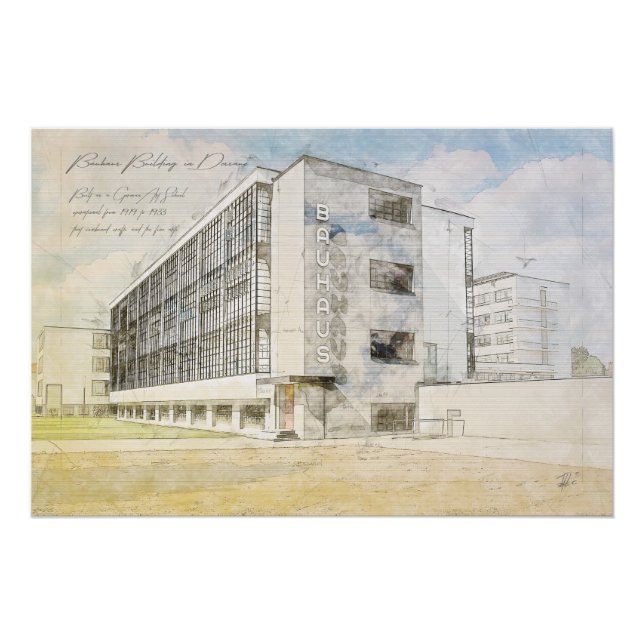 Póster Bauhaus (Anverso)