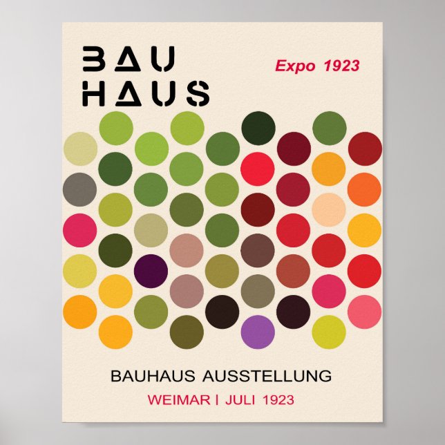 Póster Bauhaus (Frente)