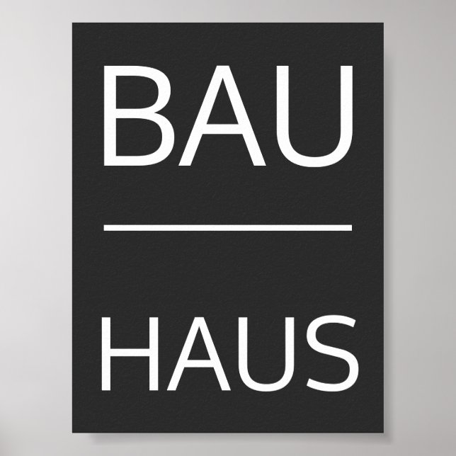 Póster Bauhaus (Frente)