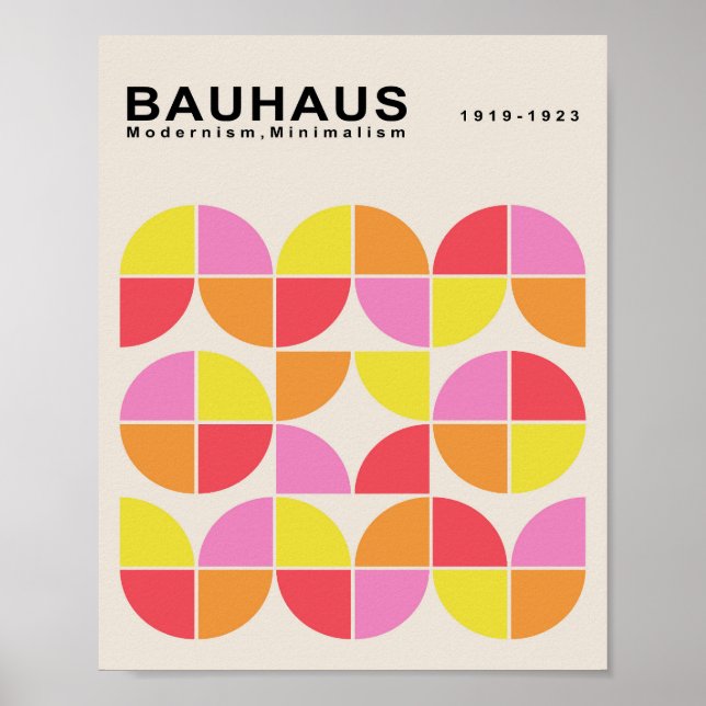 Póster Bauhaus (Frente)