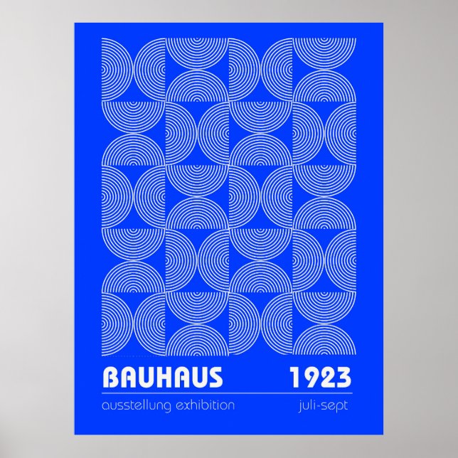 Póster Bauhaus 1923 Abstract Exhibition Poster (Frente)