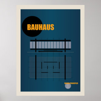 Póster Bauhaus 1923 | Poster de diseño retro