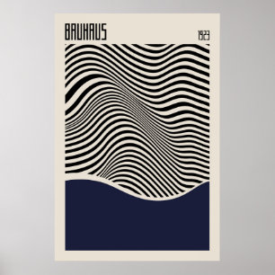 Póster Bauhaus 1923   Poster de diseño retro