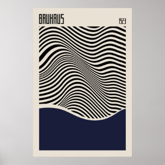 Póster Bauhaus 1923 | Poster de diseño retro