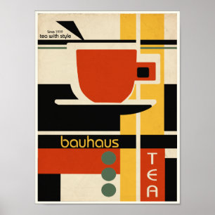 Póster Bauhaus Design Tea