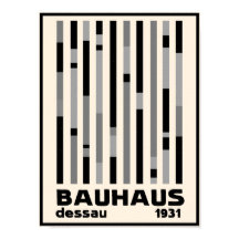 Bauhaus Dessau 1931 Vintage modernista mínimo