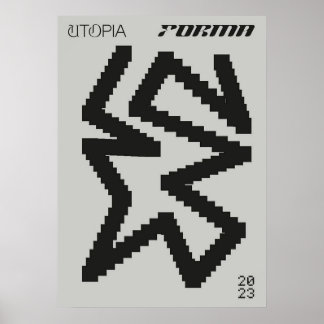 Póster bauhaus, diseño bauhaus, diseño moderno, geométric