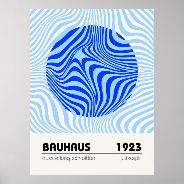 Póster Bauhaus Exhibition Poster 1923 (Frente)