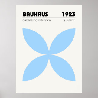 Póster Bauhaus Exhibition Poster 1923