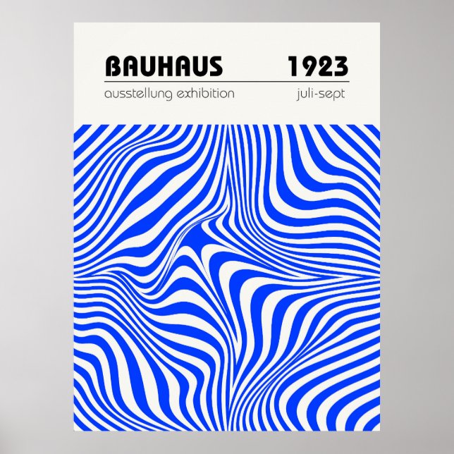 Póster Bauhaus Exhibition Poster 1923 (Frente)