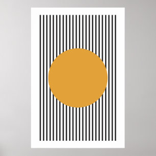 Póster Bauhaus Exhibition Unique Geometric Poster Minimal