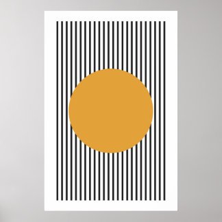 Póster Bauhaus Exhibition Unique Geometric Poster Minimal