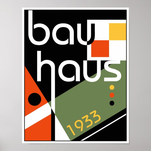 Póster Bauhaus Inspired (Frente)