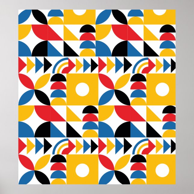 Póster Bauhaus inspiró el siglo contemporáneo (Frente)