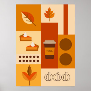 Póster bauhaus, modernista, mínima, geométrica, abstracta