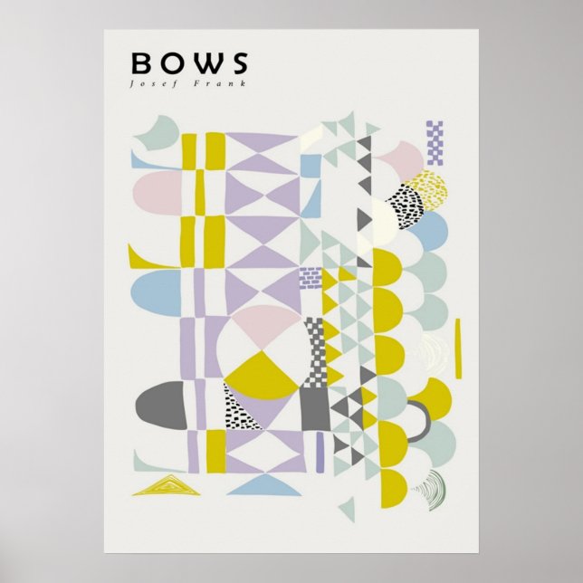 Póster bauhaus, modernista, mínima, geométrica, abstracta (Frente)