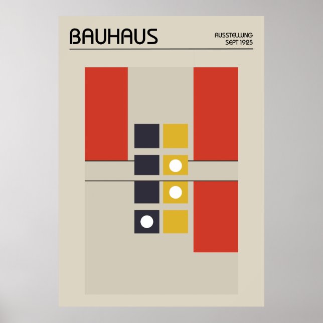 Póster Bauhaus Poster (Frente)