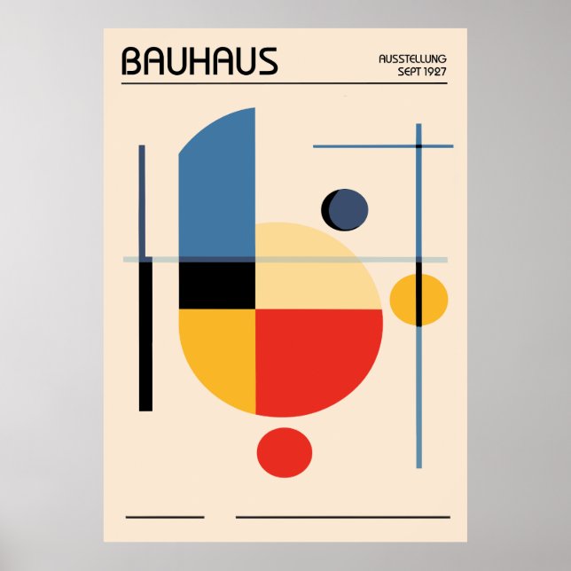 Póster Bauhaus Poster (Frente)