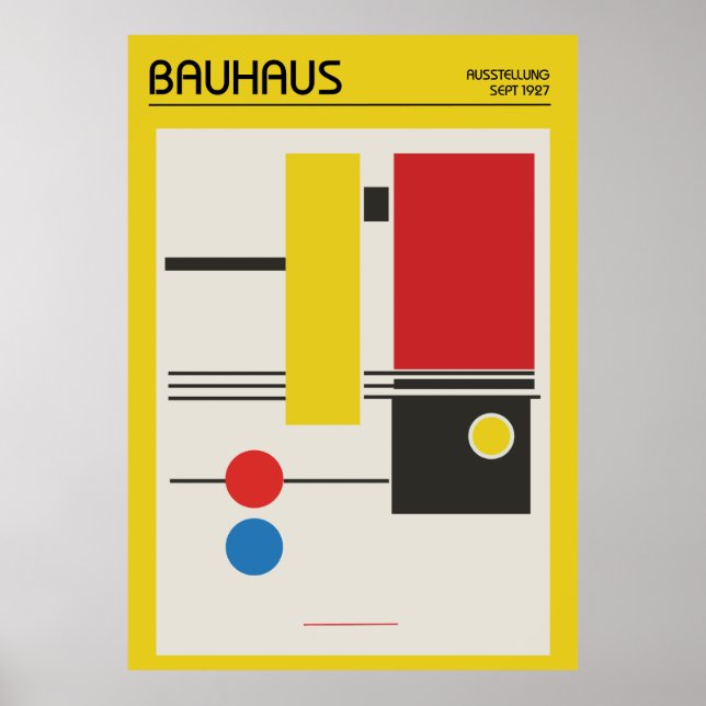 Póster Bauhaus Poster (Frente)