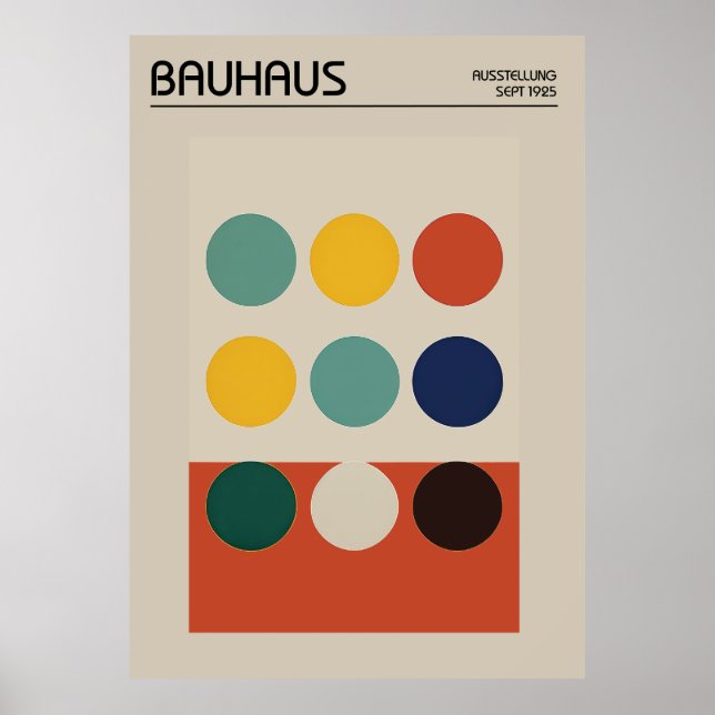 Póster Bauhaus Poster (Frente)