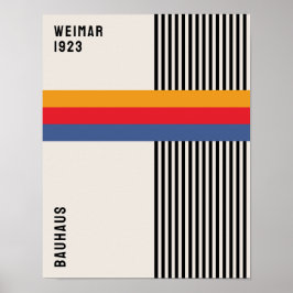 Póster Bauhaus Poster, Exposición Bauhaus 1923 B30