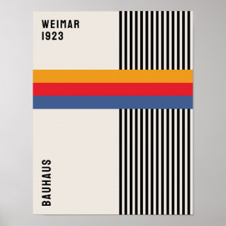 Póster Bauhaus Poster, Exposición Bauhaus 1923 B30