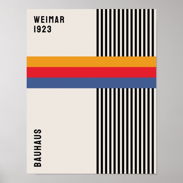 Póster Bauhaus Poster, Exposición Bauhaus 1923 B30 (Frente)