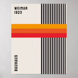 Póster Bauhaus Poster, Exposición Bauhaus 1923 B31