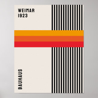 Póster Bauhaus Poster, Exposición Bauhaus 1923 B31