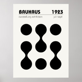 Póster Bauhaus Poster Wall Art