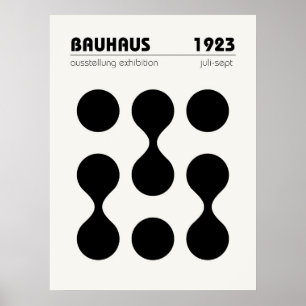 Póster Bauhaus Poster Wall Art