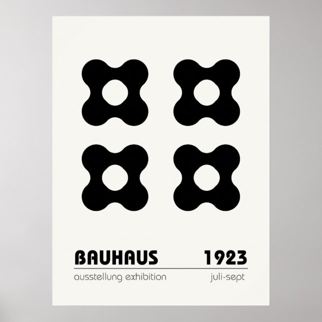 Póster Bauhaus Poster Wall Art (Frente)