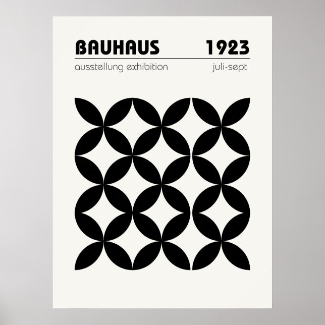 Póster Bauhaus Poster Wall Art (Frente)