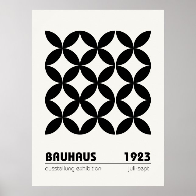 Póster Bauhaus Poster Wall Art (Frente)