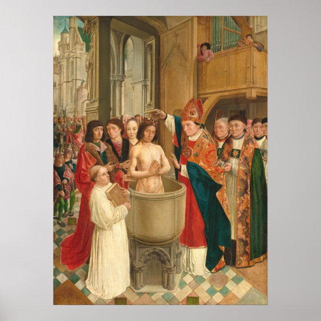 Póster Bautismo de Clovis - Poster Bella Artes de San Gil (Frente)
