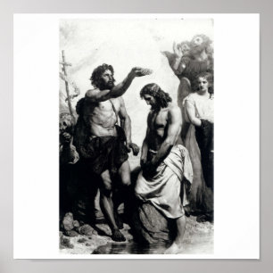 Póster Bautismo de Cristo. circa 1879
