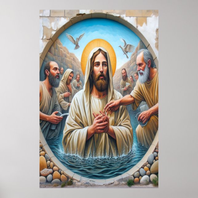 Póster Bautismo de Jesucristo (Frente)