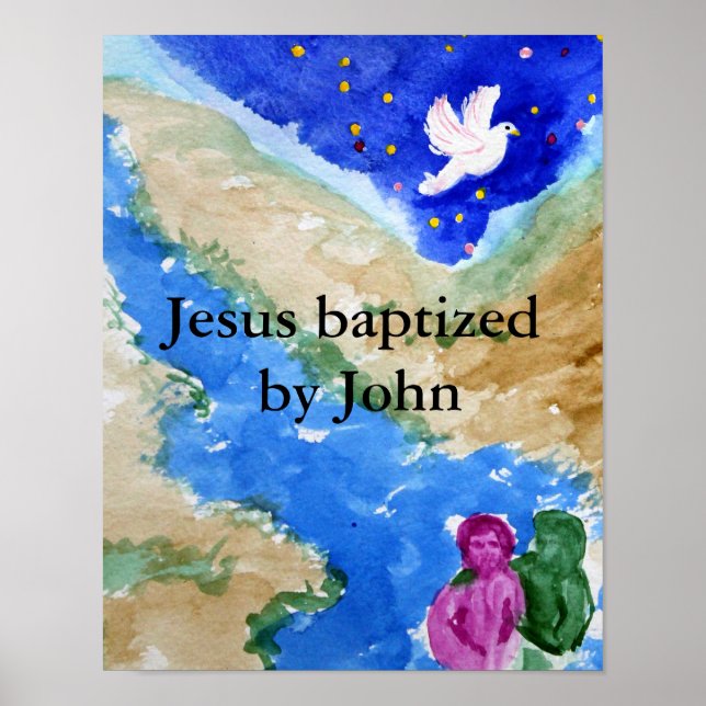 Póster Bautismo de Jesús (Frente)