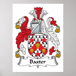 Póster Baxter Family Crest
