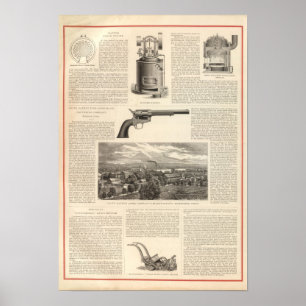 Póster Baxter Steam Engine Company