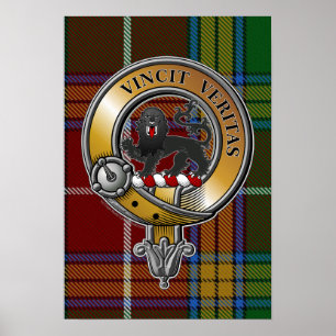 Póster Baxter Tartan & Badge