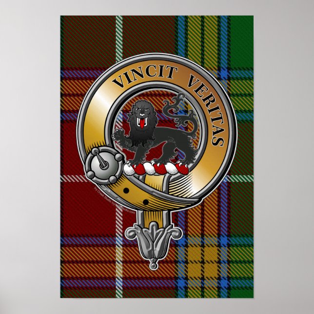 Póster Baxter Tartan & Badge (Frente)